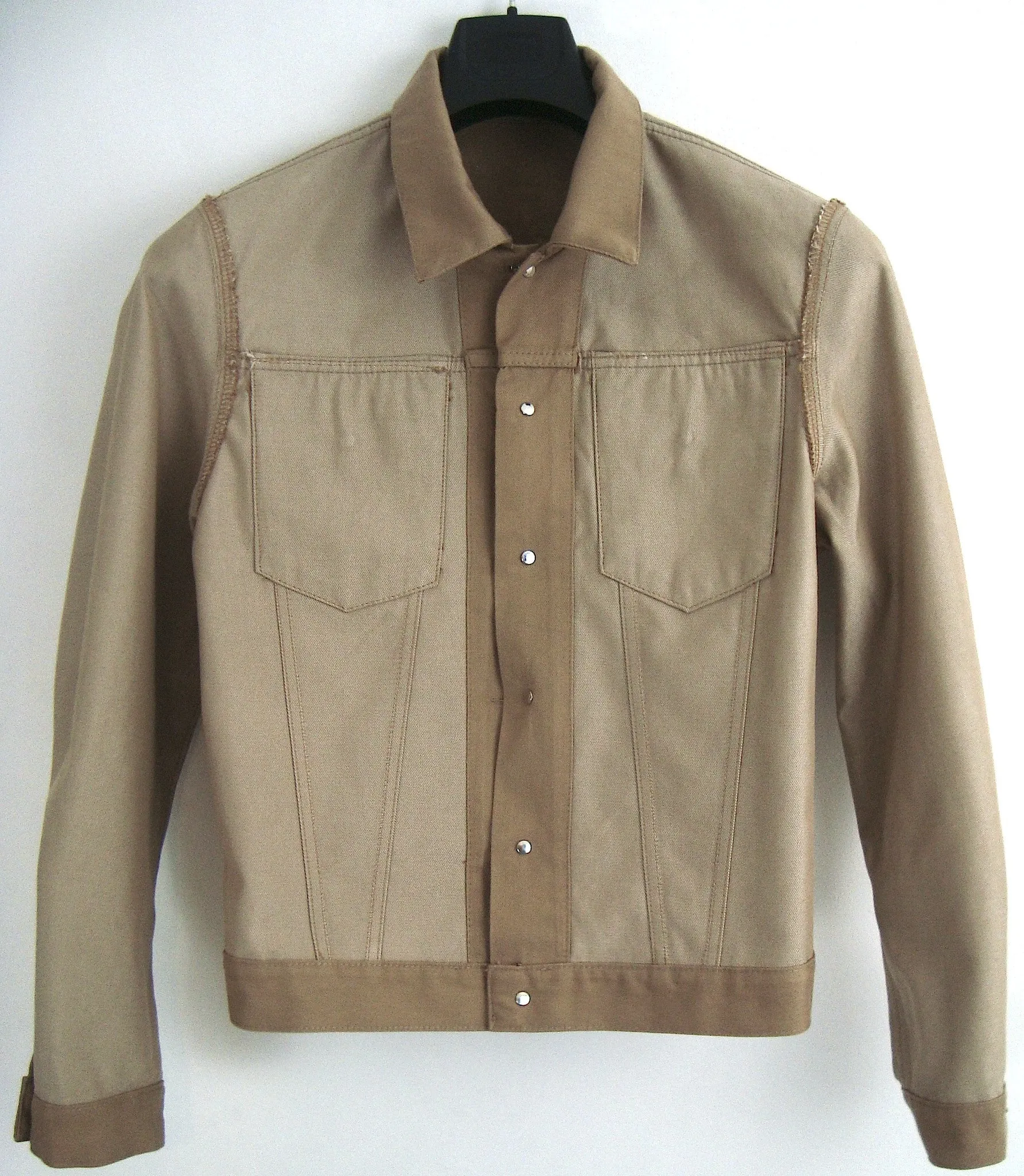 2001 Raw Silk Denim Classic 2-Pocket Jacket