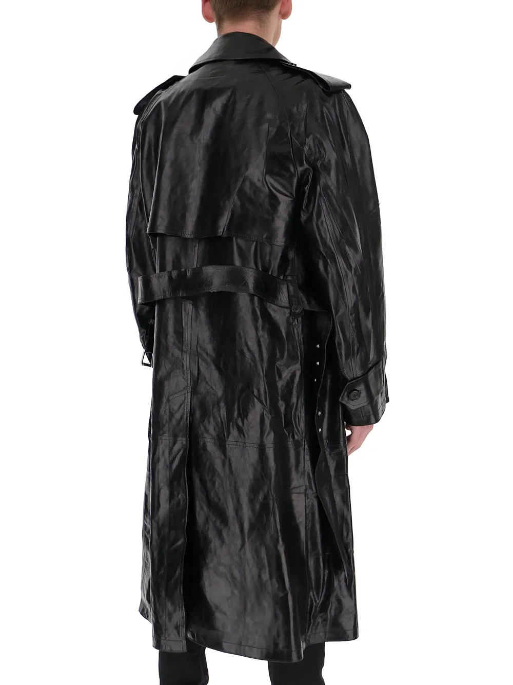 Alexander McQueen Belted Waist Trench Coat