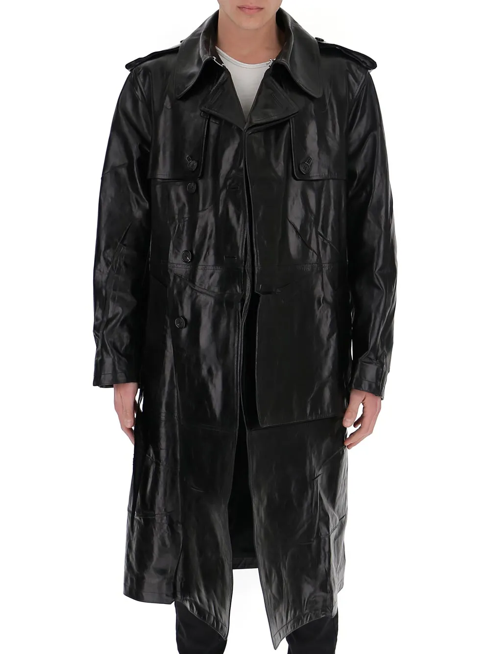 Alexander McQueen Belted Waist Trench Coat