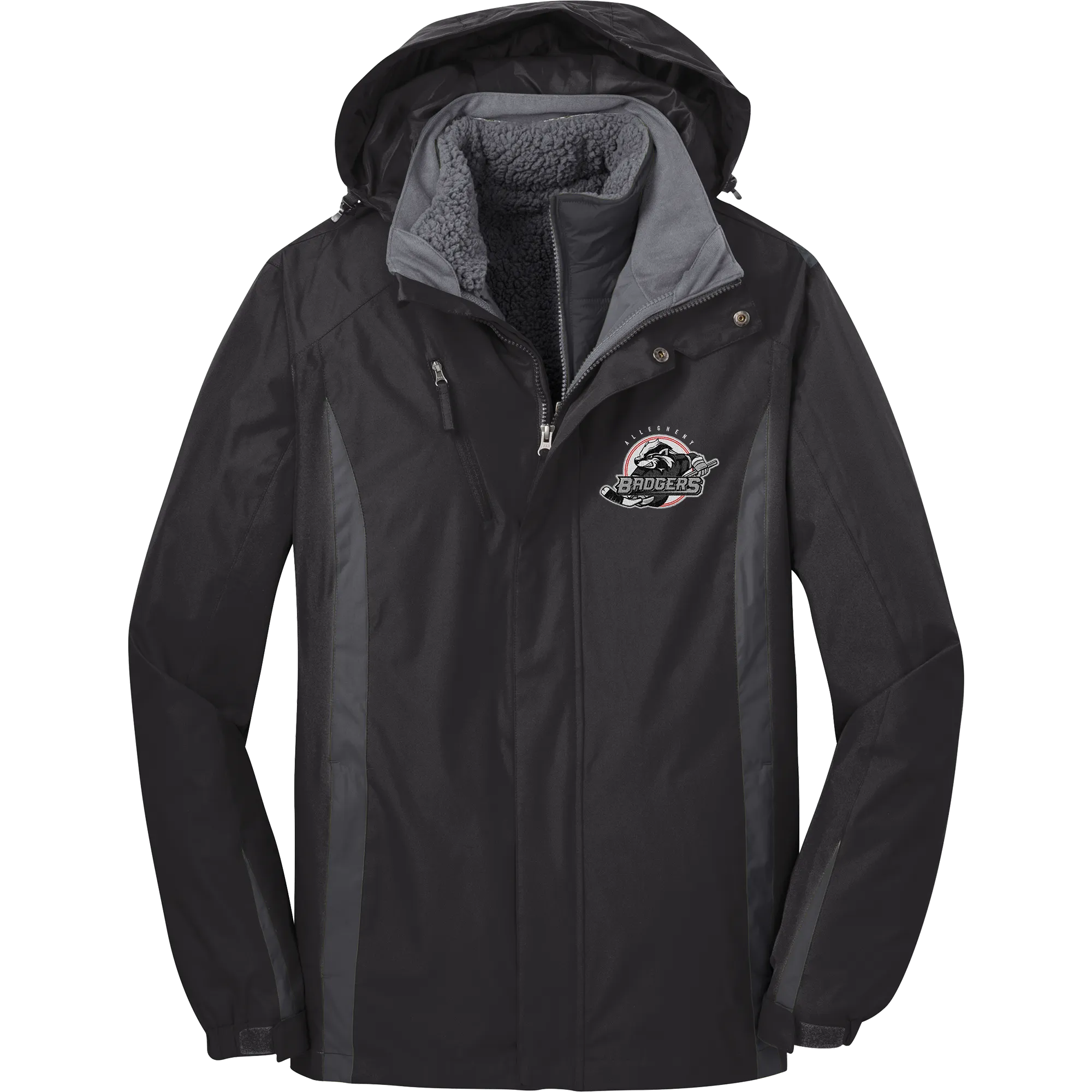 Allegheny Badgers Colorblock 3-in-1 Jacket