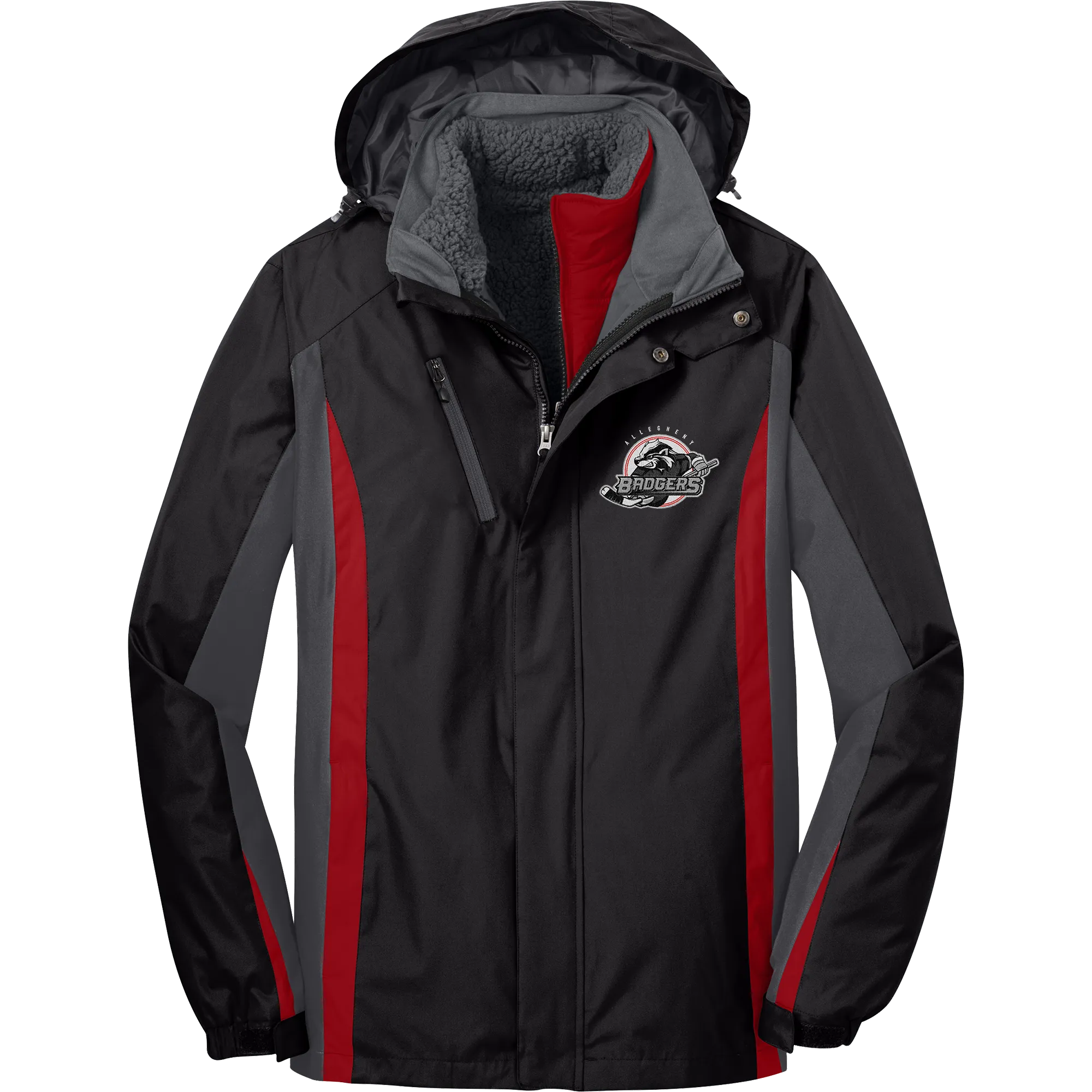 Allegheny Badgers Colorblock 3-in-1 Jacket