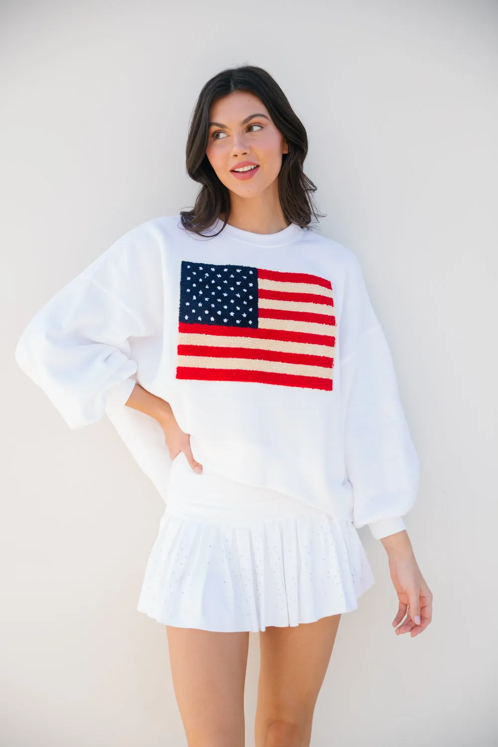 AMERICA’S FINEST WHITE PULLOVER