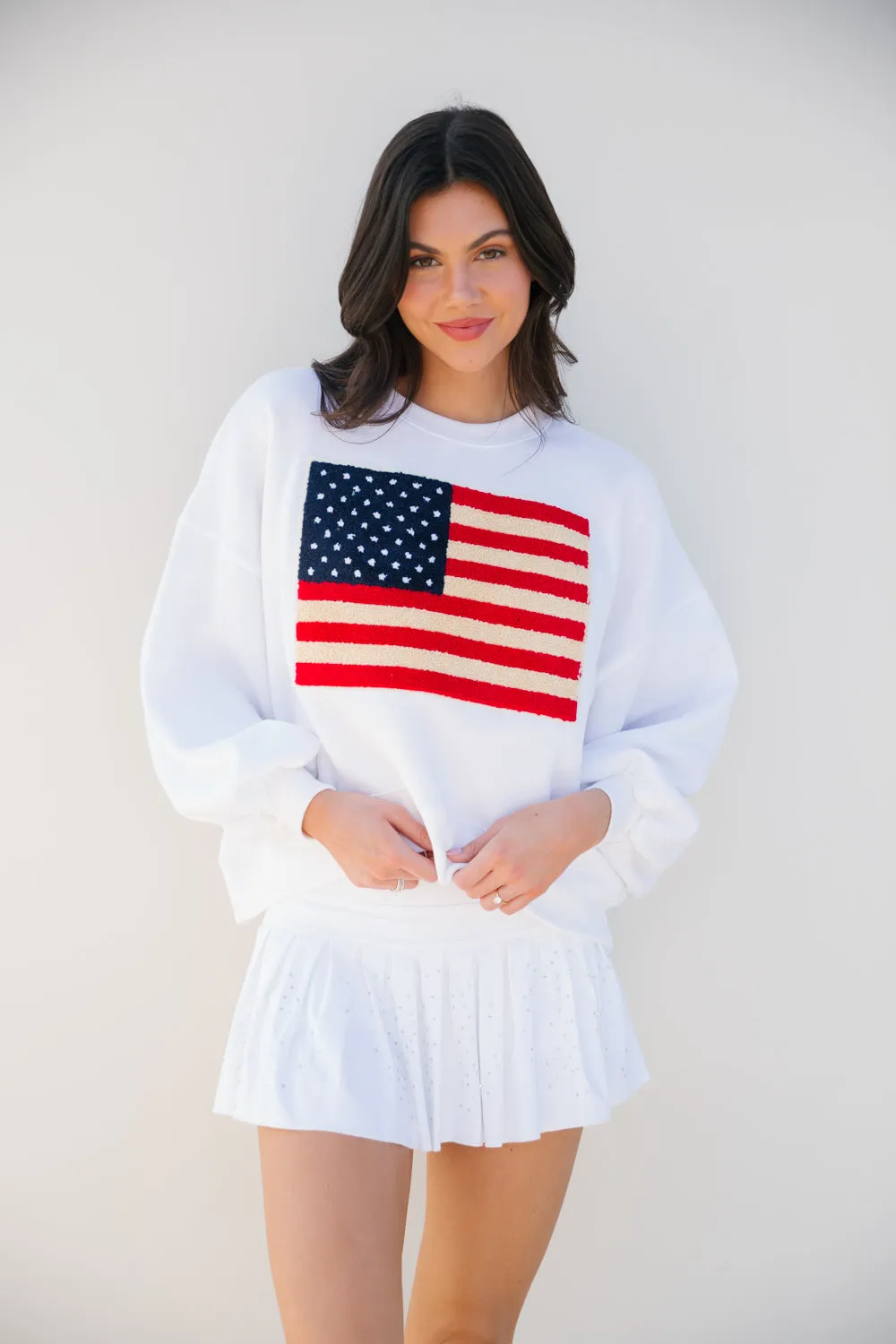 AMERICA’S FINEST WHITE PULLOVER