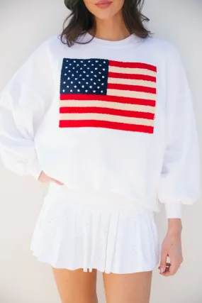 AMERICA’S FINEST WHITE PULLOVER