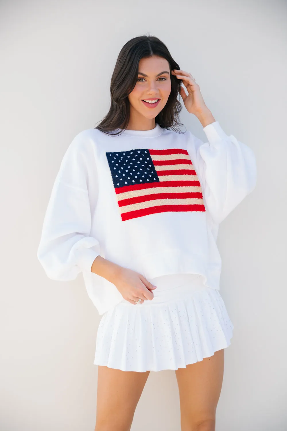 AMERICA’S FINEST WHITE PULLOVER