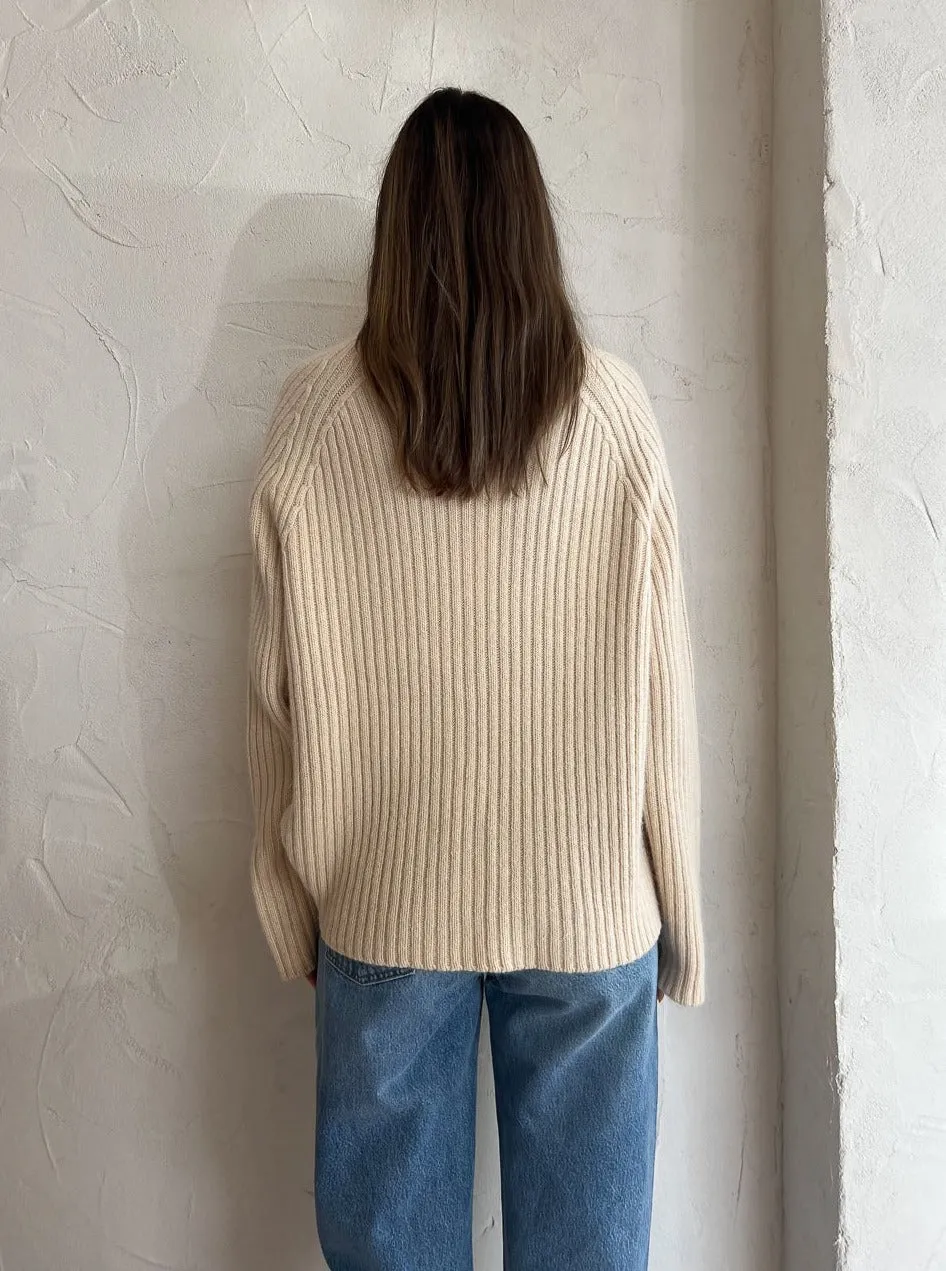 Assembly Label Wool Alpaca Knit in Natural