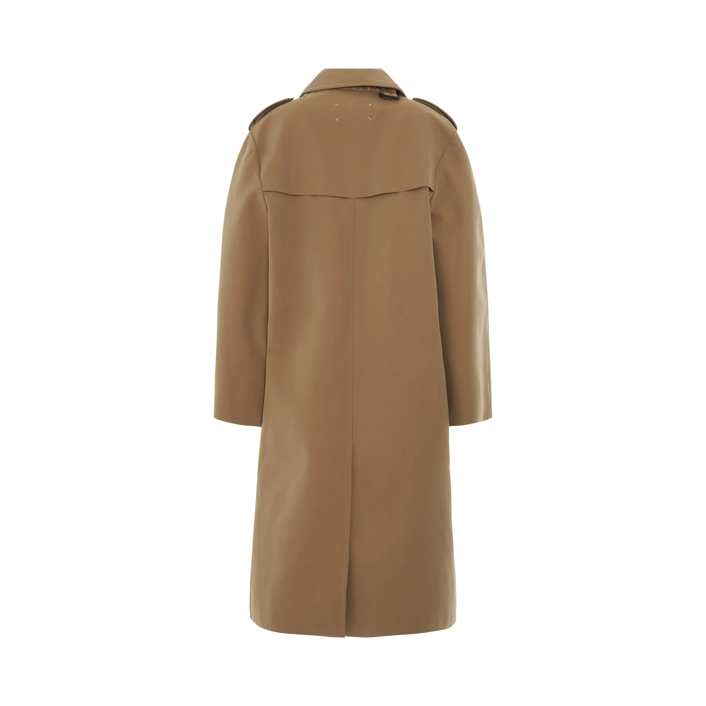 Belted Trench Coat in Sand