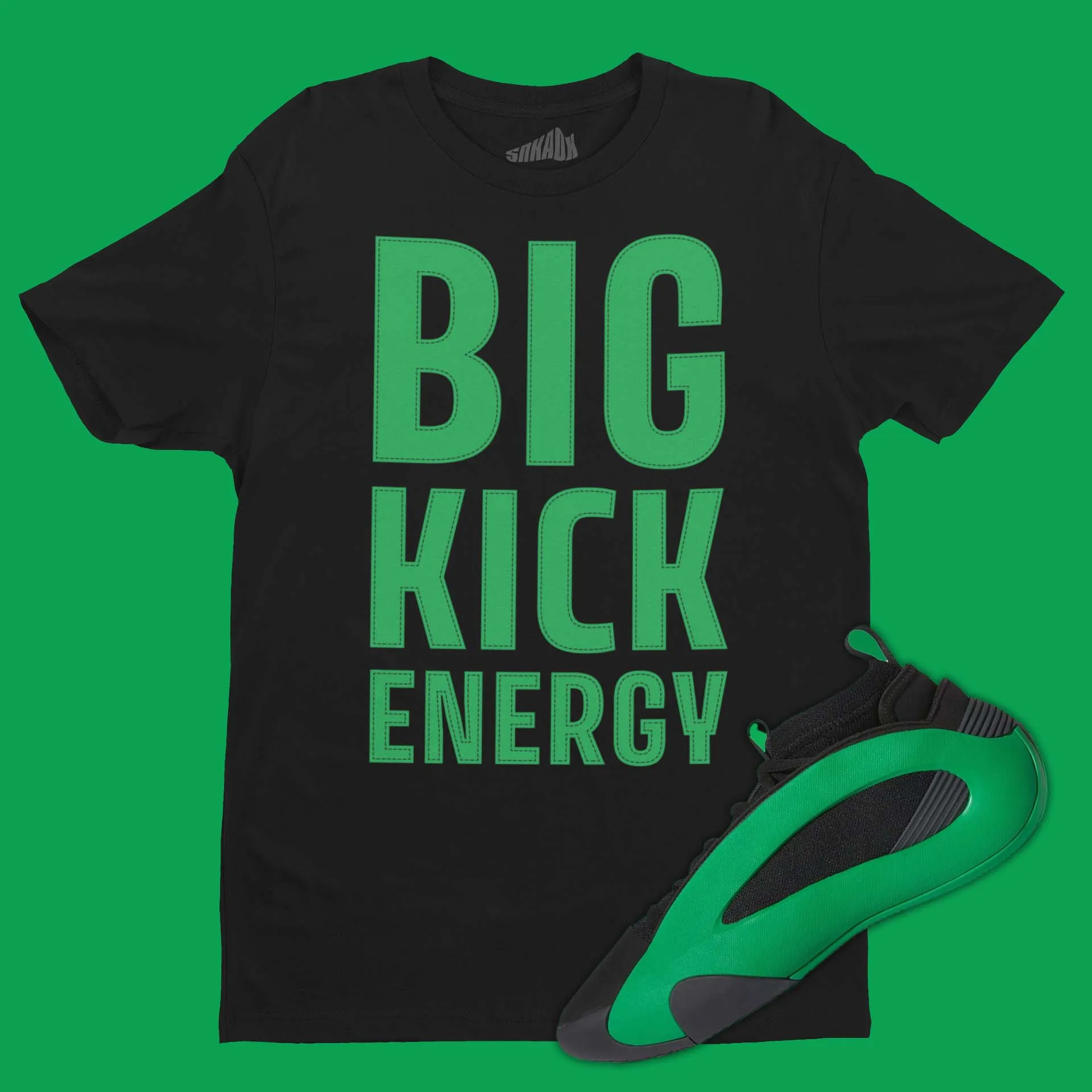 BIG Kick Energy T-Shirt Matching Harden Vol. 8 Luxury Green