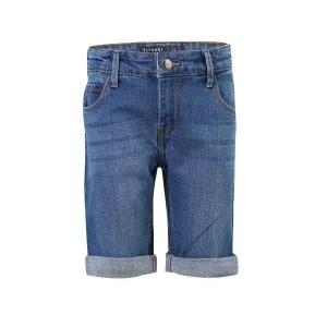 BLUE DENIM TURN UP SHORTS WITH POCKET DETAIL FOR BOYS