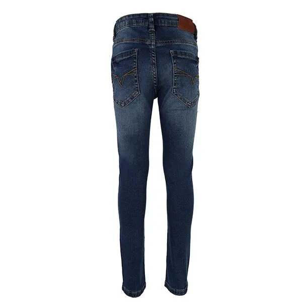 BOYS BLUE SLIM FIT DENIM TROUSER