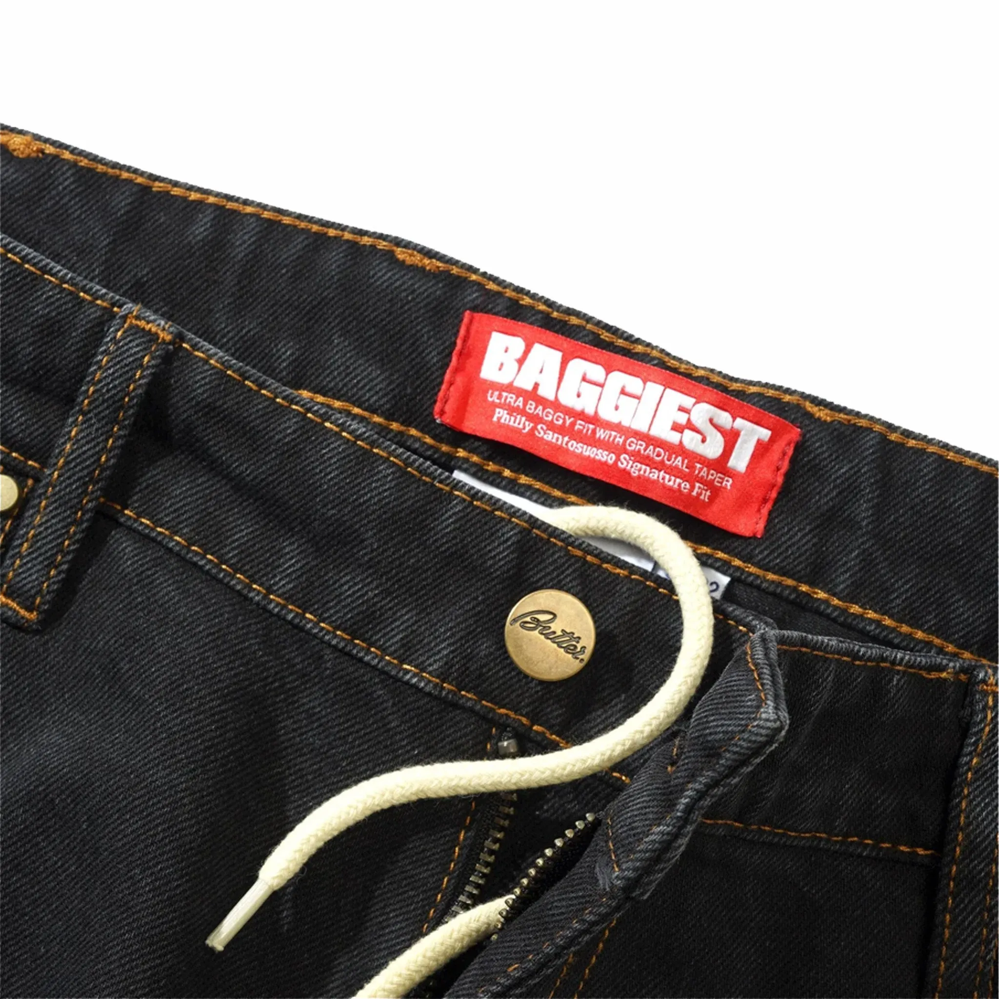 Butter Goods Santosuosso Denim Jeans (Washed Black)