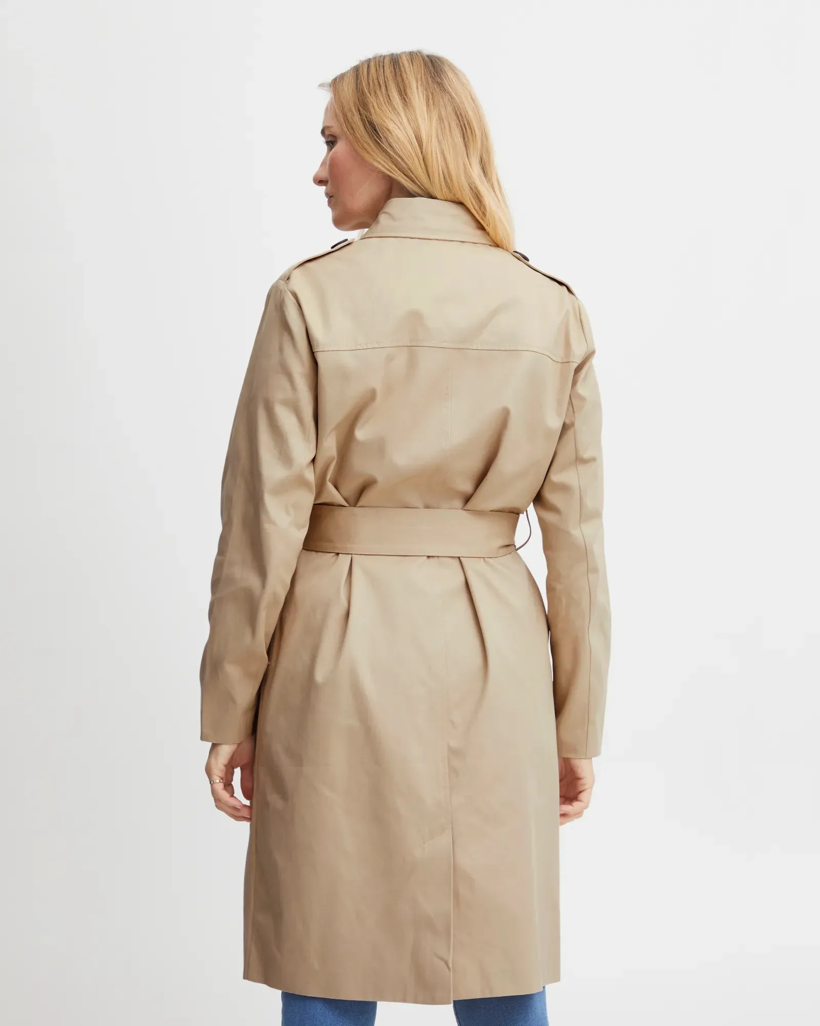 Cassie Trench Coat - Safari