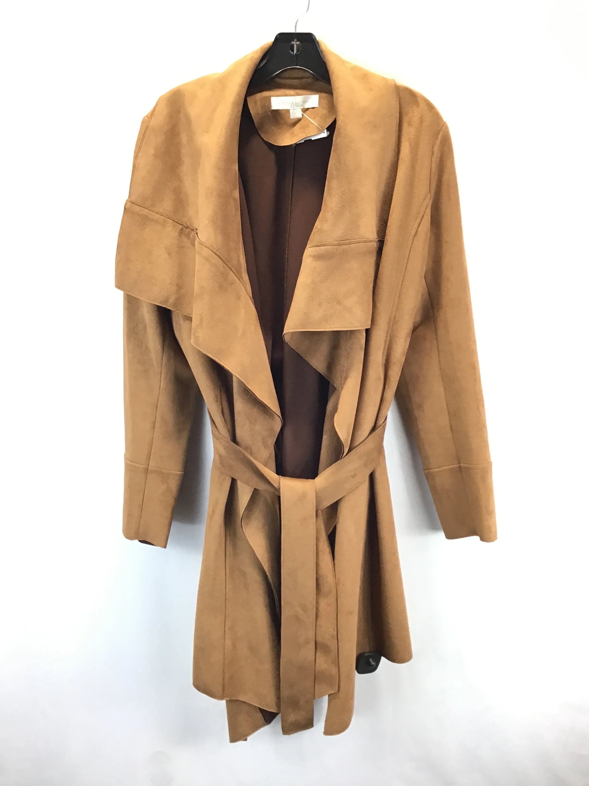 Coat Trench Coat By New York And Co In Brown, Size: S