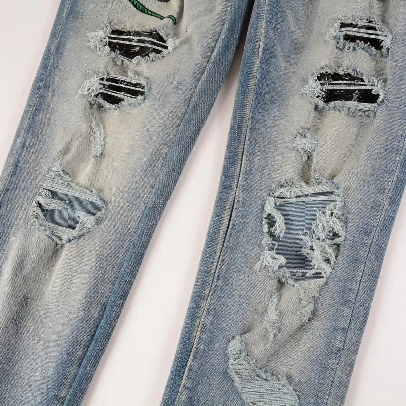 COBRA Snake Denim Jeans