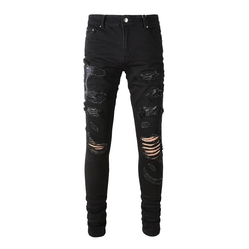 COBRA Snake Denim Jeans