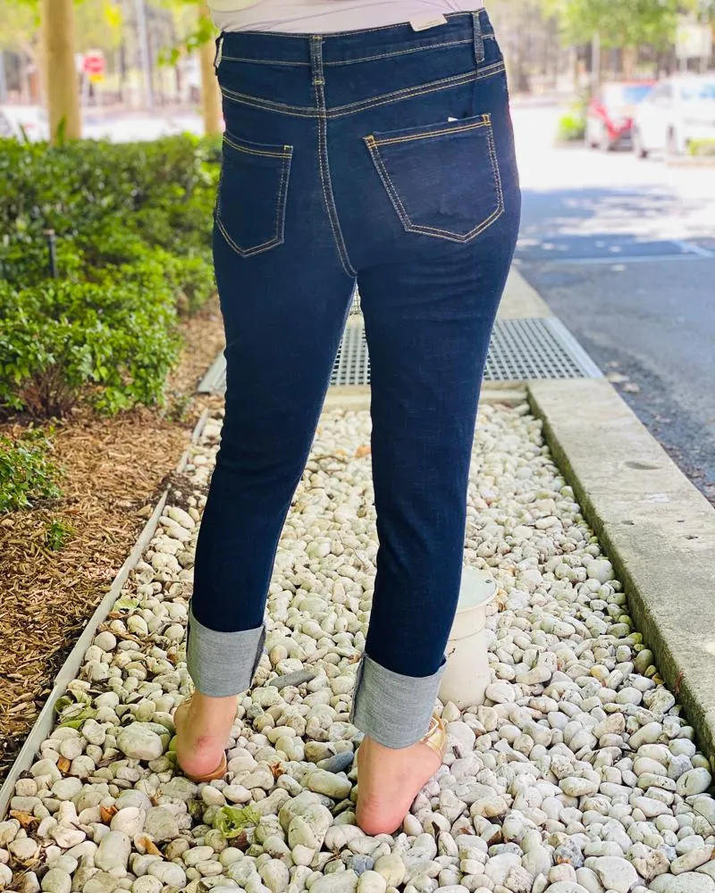 Cuff Bottom Jeans