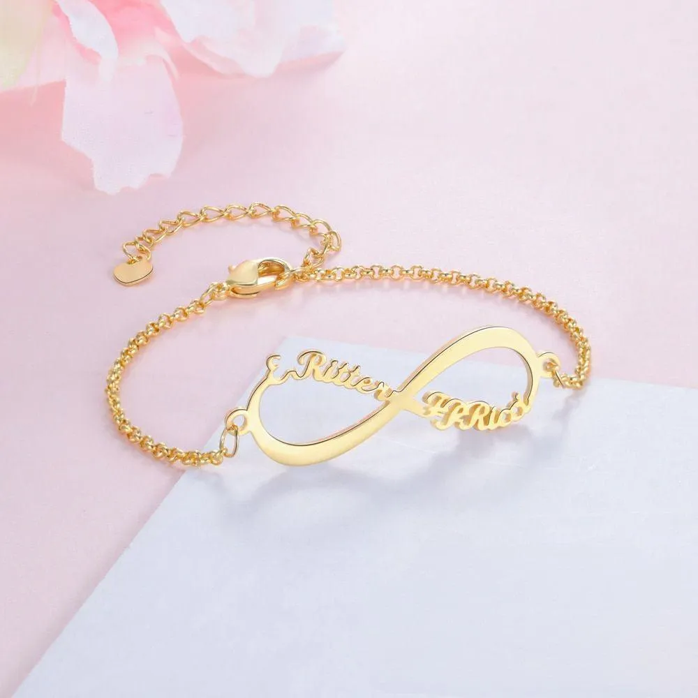 Custom Name Infinity Children Bracelet