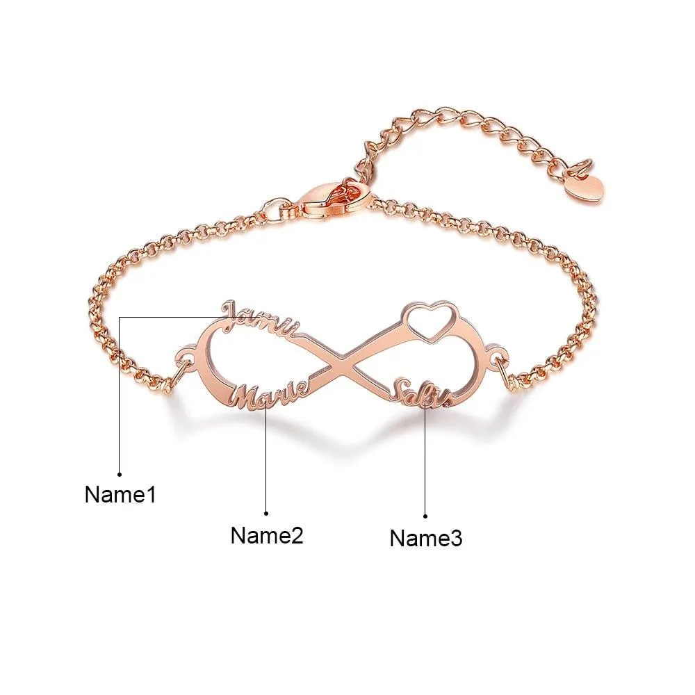 Custom Name Infinity Children Bracelet