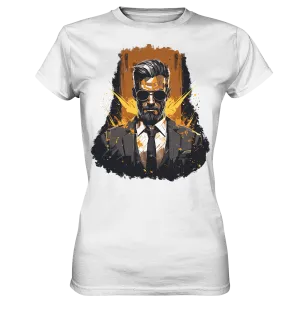 Damen T-Shirt mit Gentleman Motiv „Der Consultant“