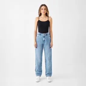 Dawn Wide Minimal Jeans Light Blue