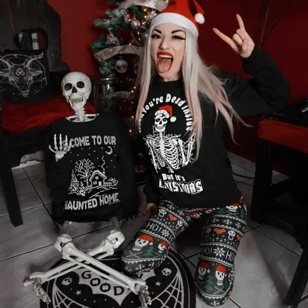 Dead Inside Christmas Sweatshirt