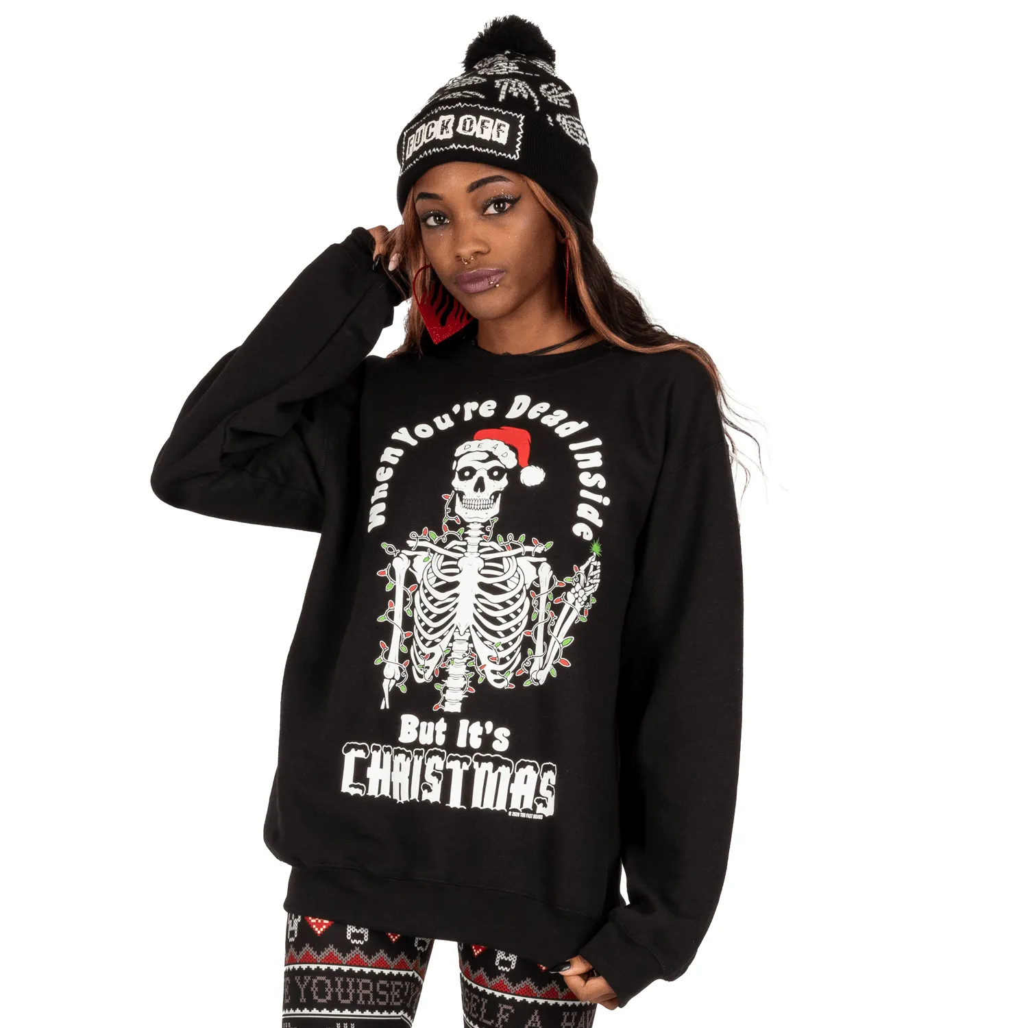 Dead Inside Christmas Sweatshirt