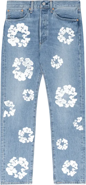 Denim Tears Levi's The Cotton Wreath Jean Light Wash