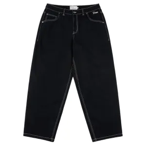 Dime Classic Baggy Denim Pants: Black