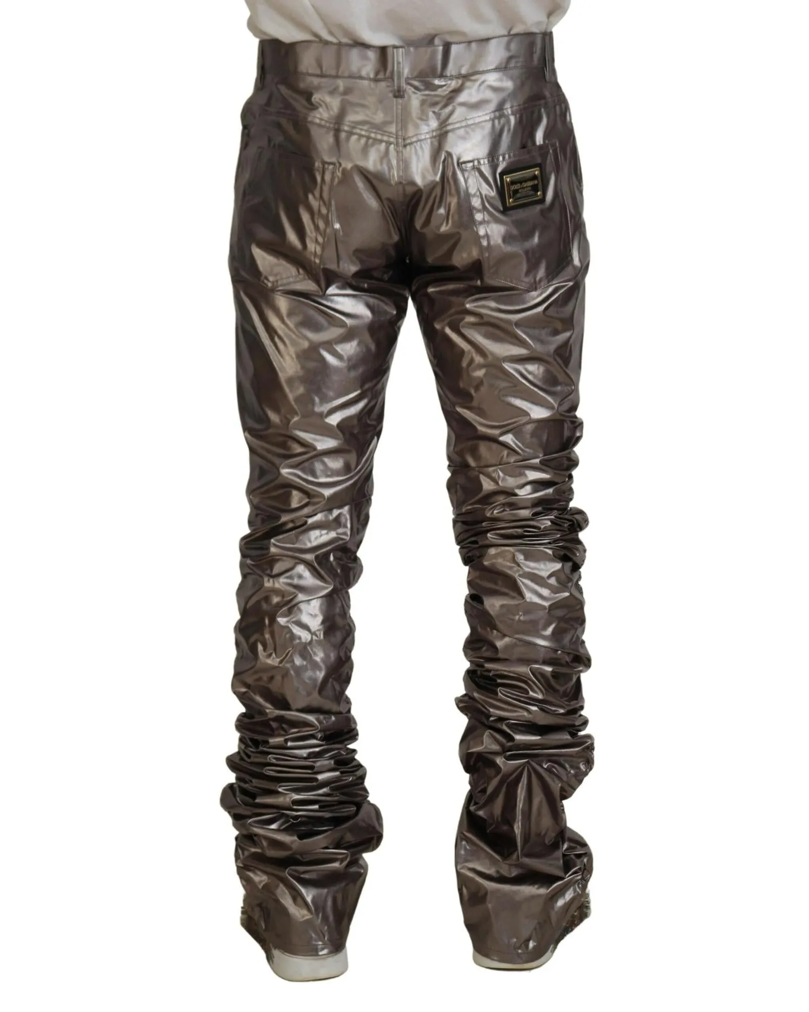 Dolce & Gabbana Shiny Nylon Pants