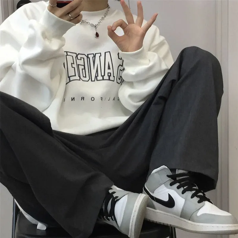 Fashionkova  Sweatshirts Women Loose Pullover Sweat Oversize Streetwear Y2K Hoodie Harajuku Fashion Korean Style Shirts Letter Graphic Print