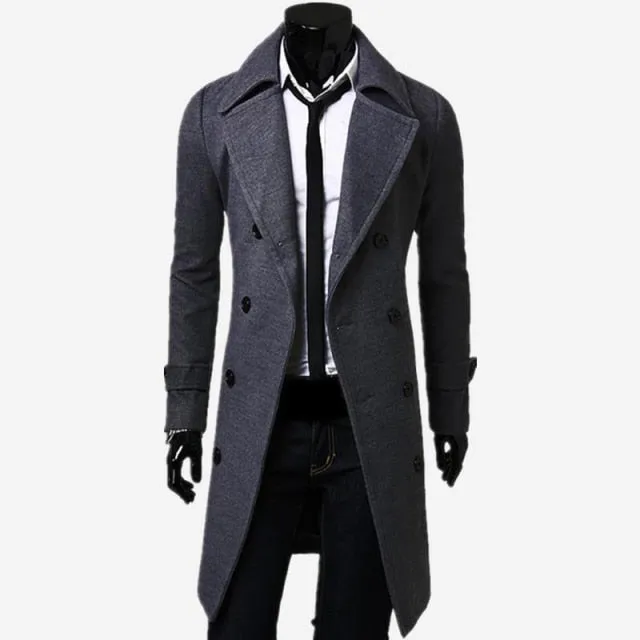 Funki Buys | Jackets | Men's Slim Fit Knee Length Winter Coats