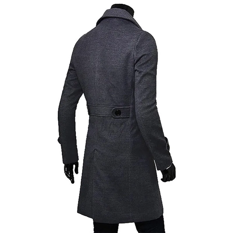 Funki Buys | Jackets | Men's Slim Fit Knee Length Winter Coats