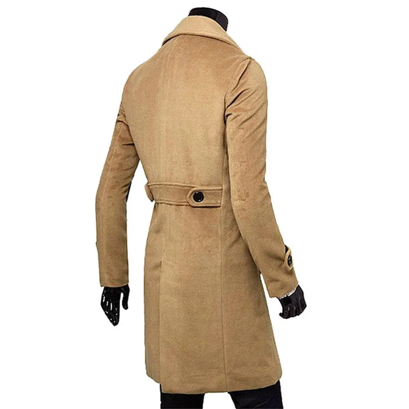 Funki Buys | Jackets | Men's Slim Fit Knee Length Winter Coats