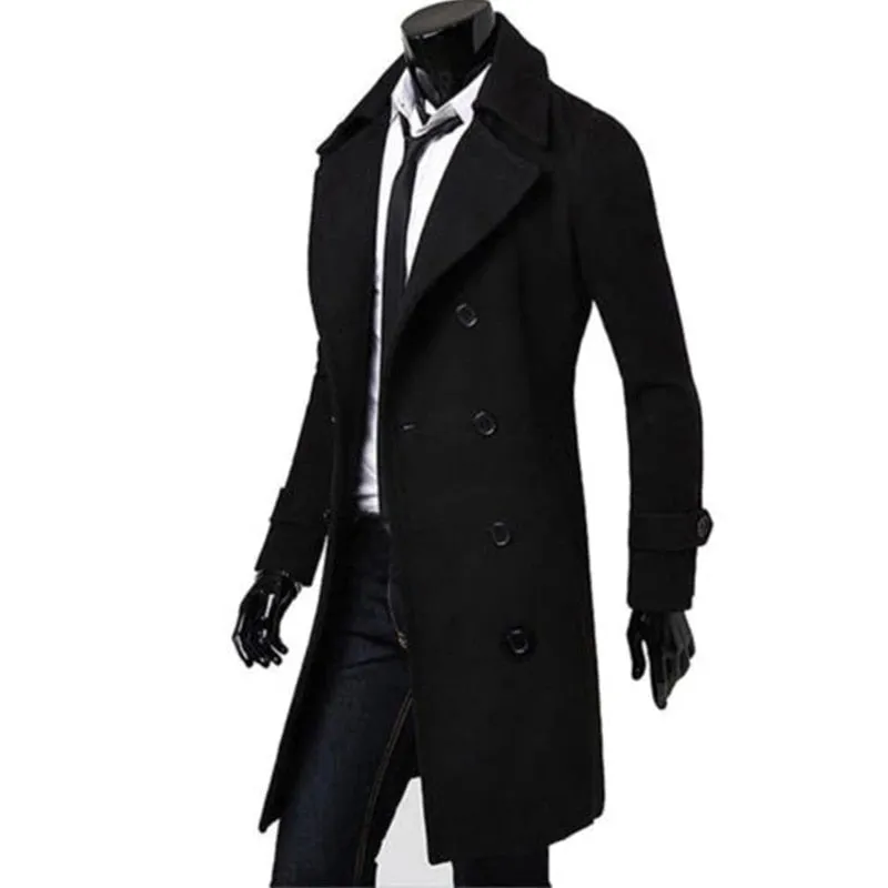 Funki Buys | Jackets | Men's Slim Fit Knee Length Winter Coats