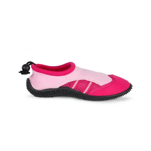 FUSCHIA BACK LACE TRAINERS FOR BABY GIRLS