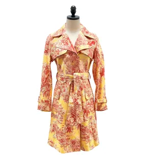 Gabriele Geppert Trench Coat / Yellow Toile