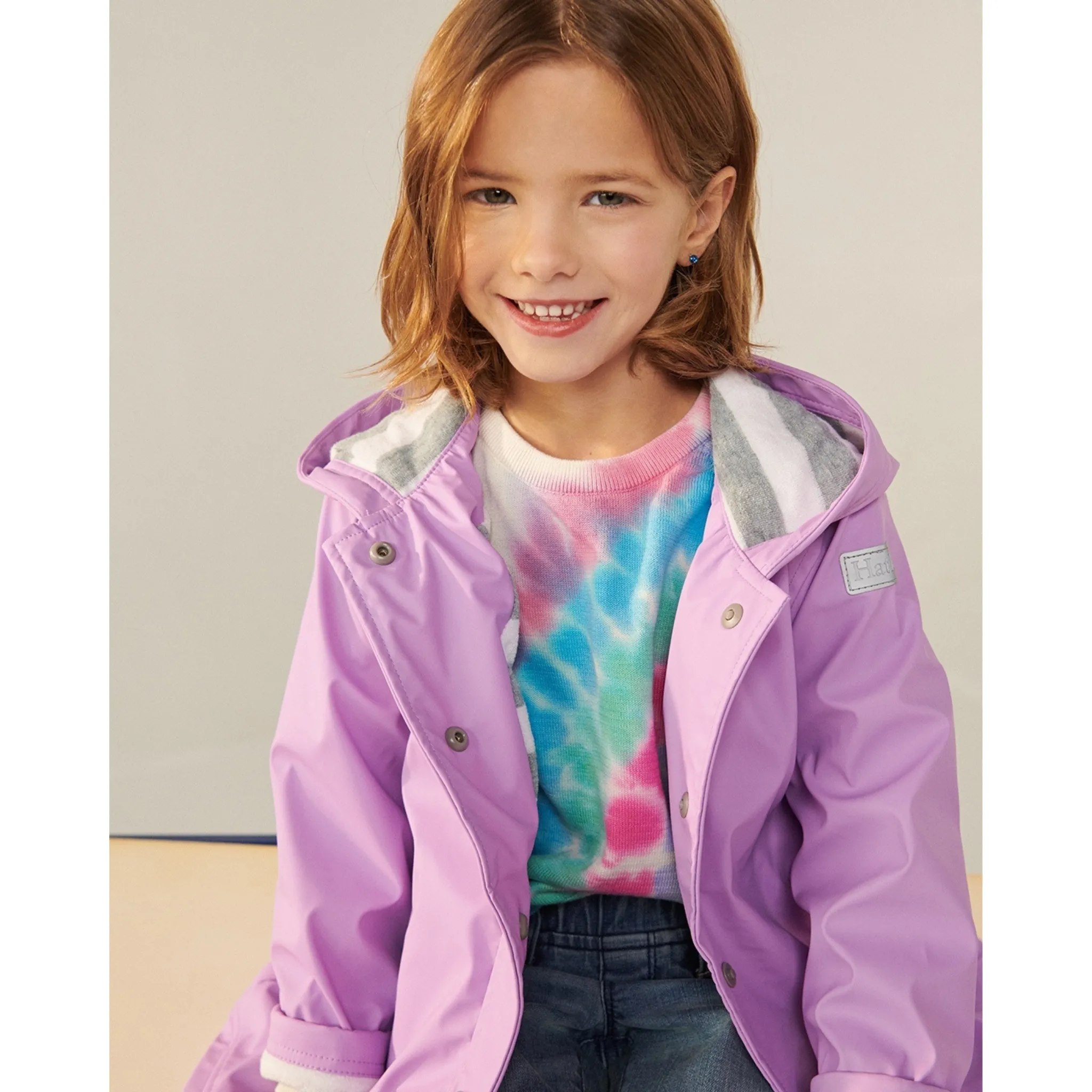 Hatley Lilac Splash Jacket