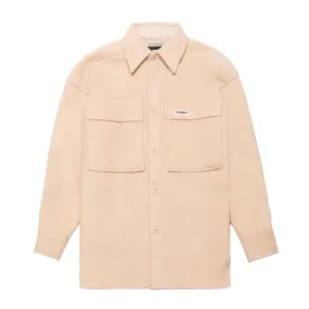 HOMME  Oversized Shirt Beige