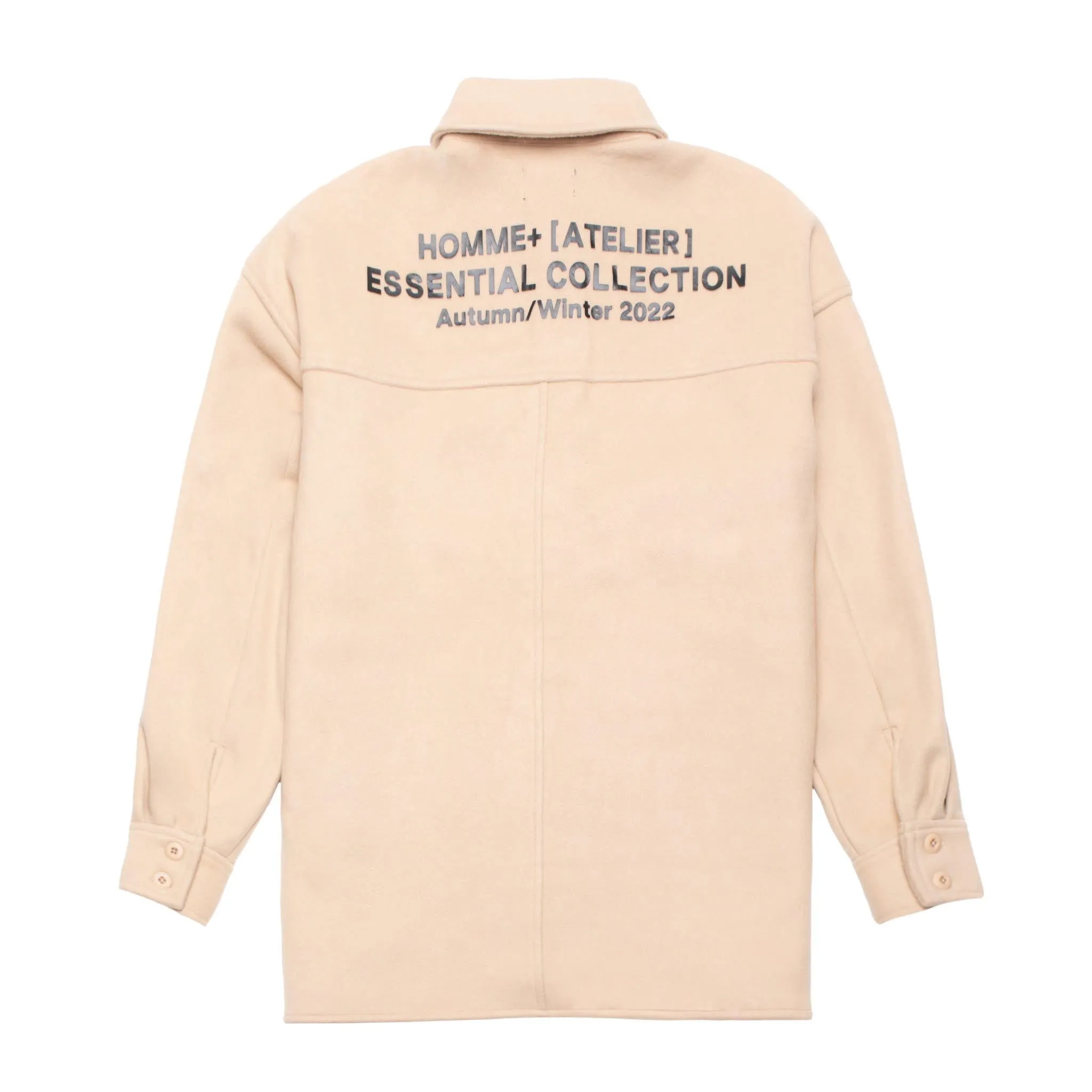 HOMME  Oversized Shirt Beige