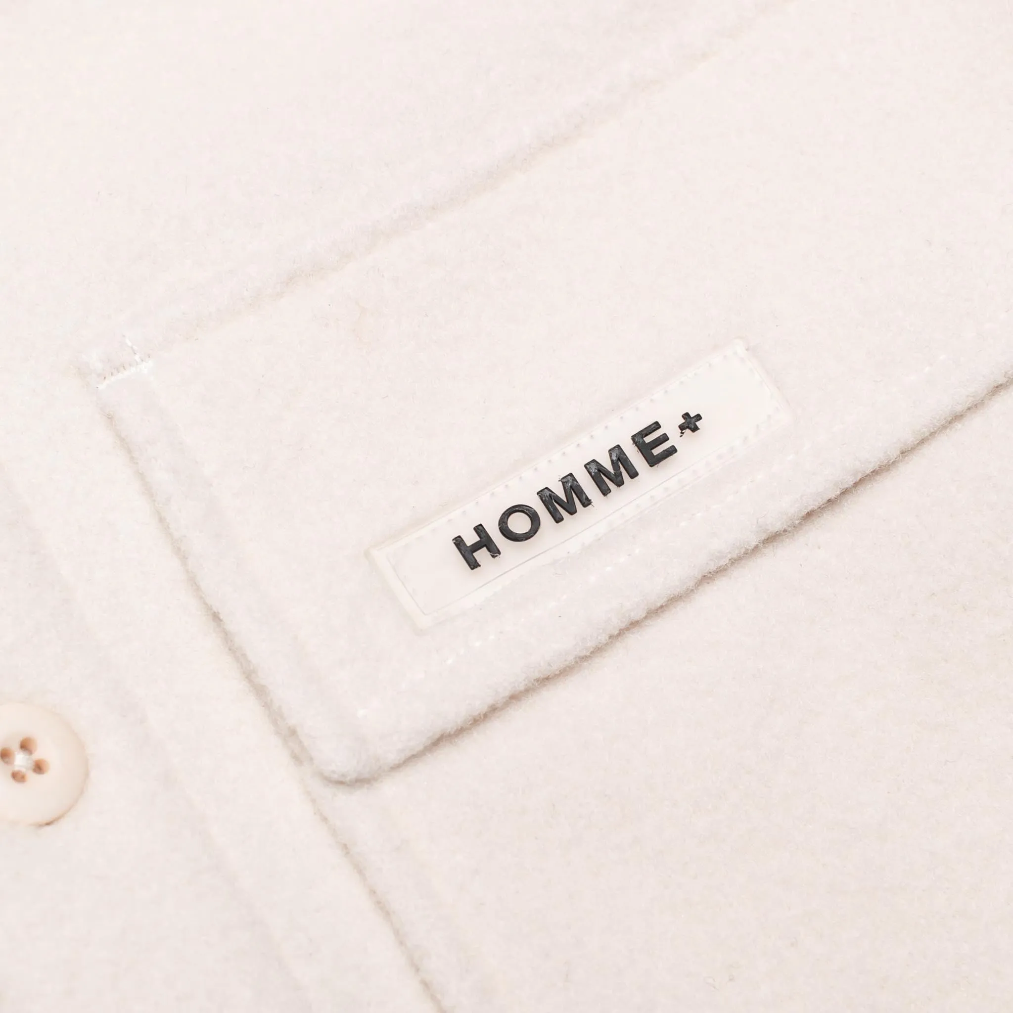 HOMME  Oversized Shirt Off White