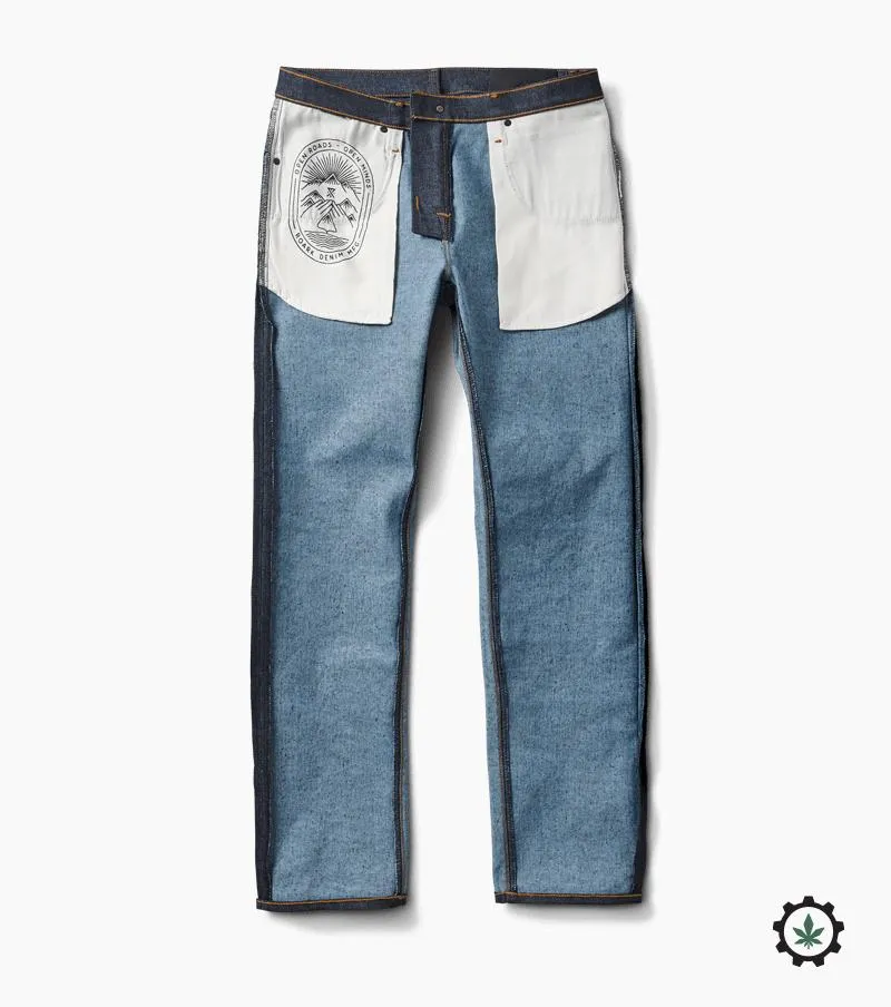 HWY 128 Straight Fit Raw Hemp Worx™ Denim