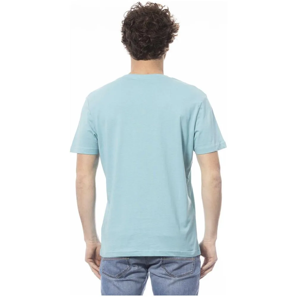 Invicta Light Blue Cotton Men T-Shirt