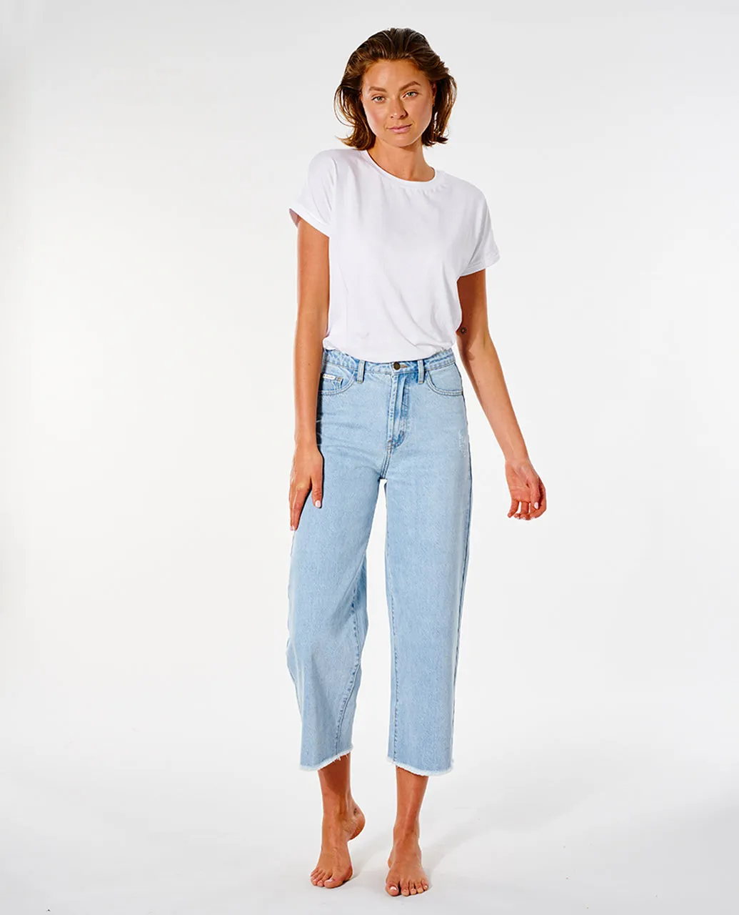 Jeans Rip Curl Sparrows Crop Wide Leg