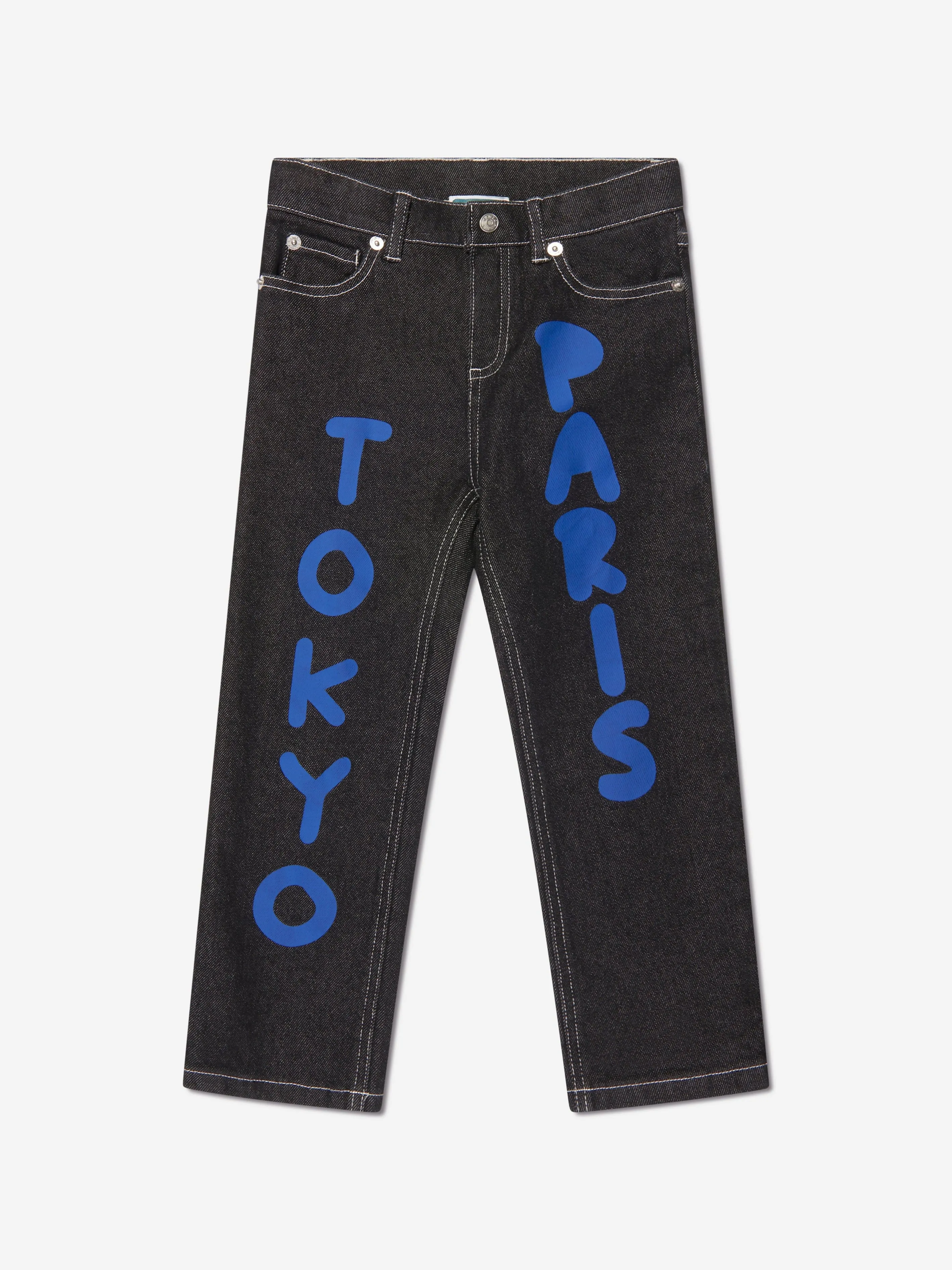 KENZO Kids Tokyo Paris Jeans in Black