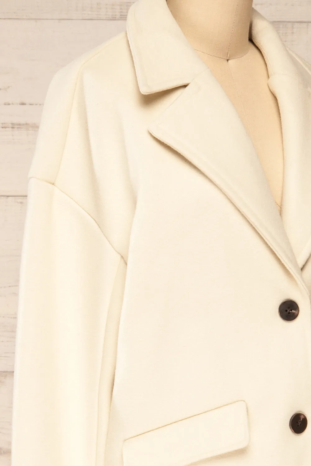 Kurgan | Ivory Felt Coat