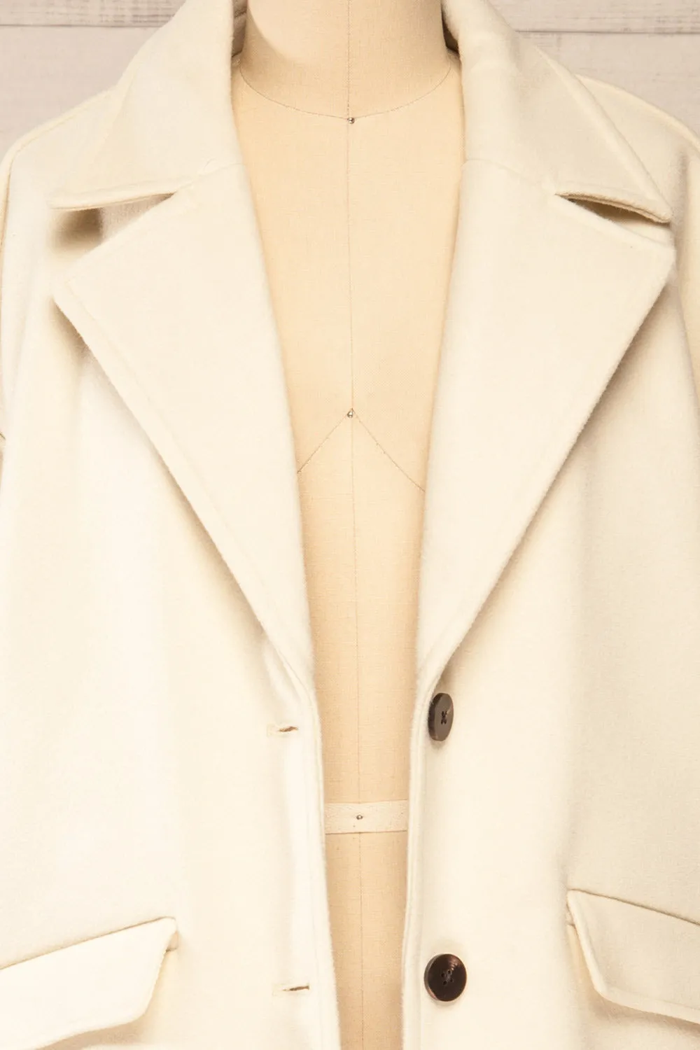 Kurgan | Ivory Felt Coat