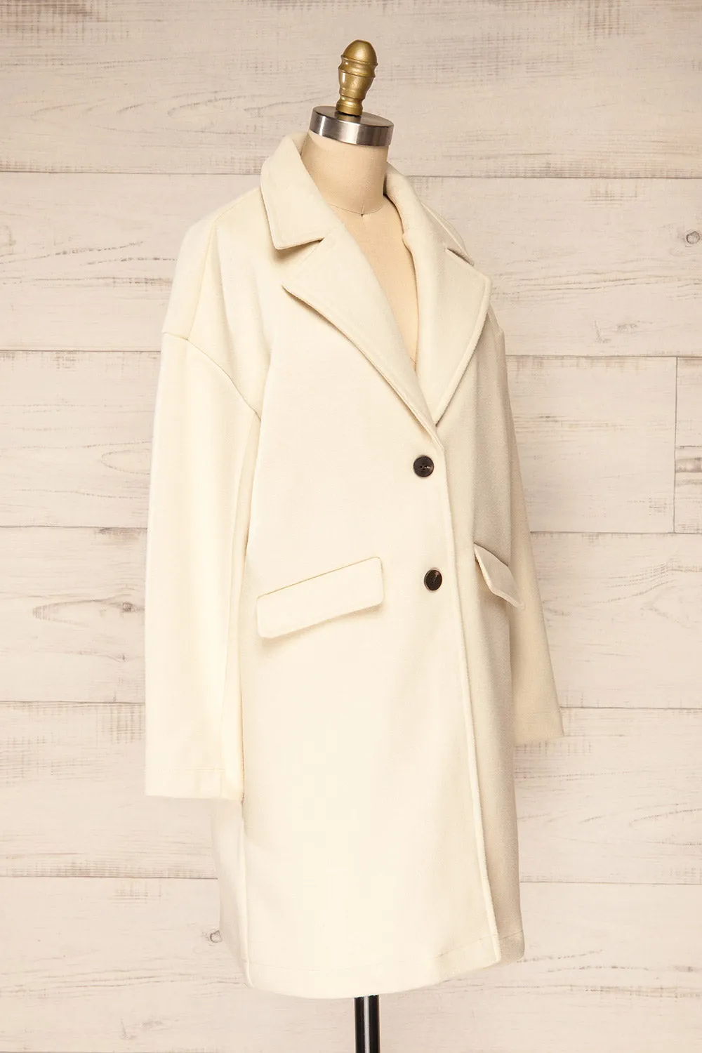 Kurgan | Ivory Felt Coat