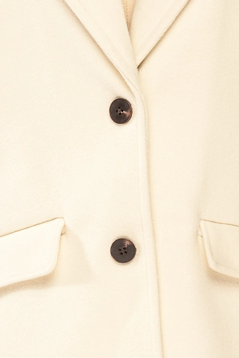 Kurgan | Ivory Felt Coat