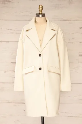 Kurgan | Ivory Felt Coat