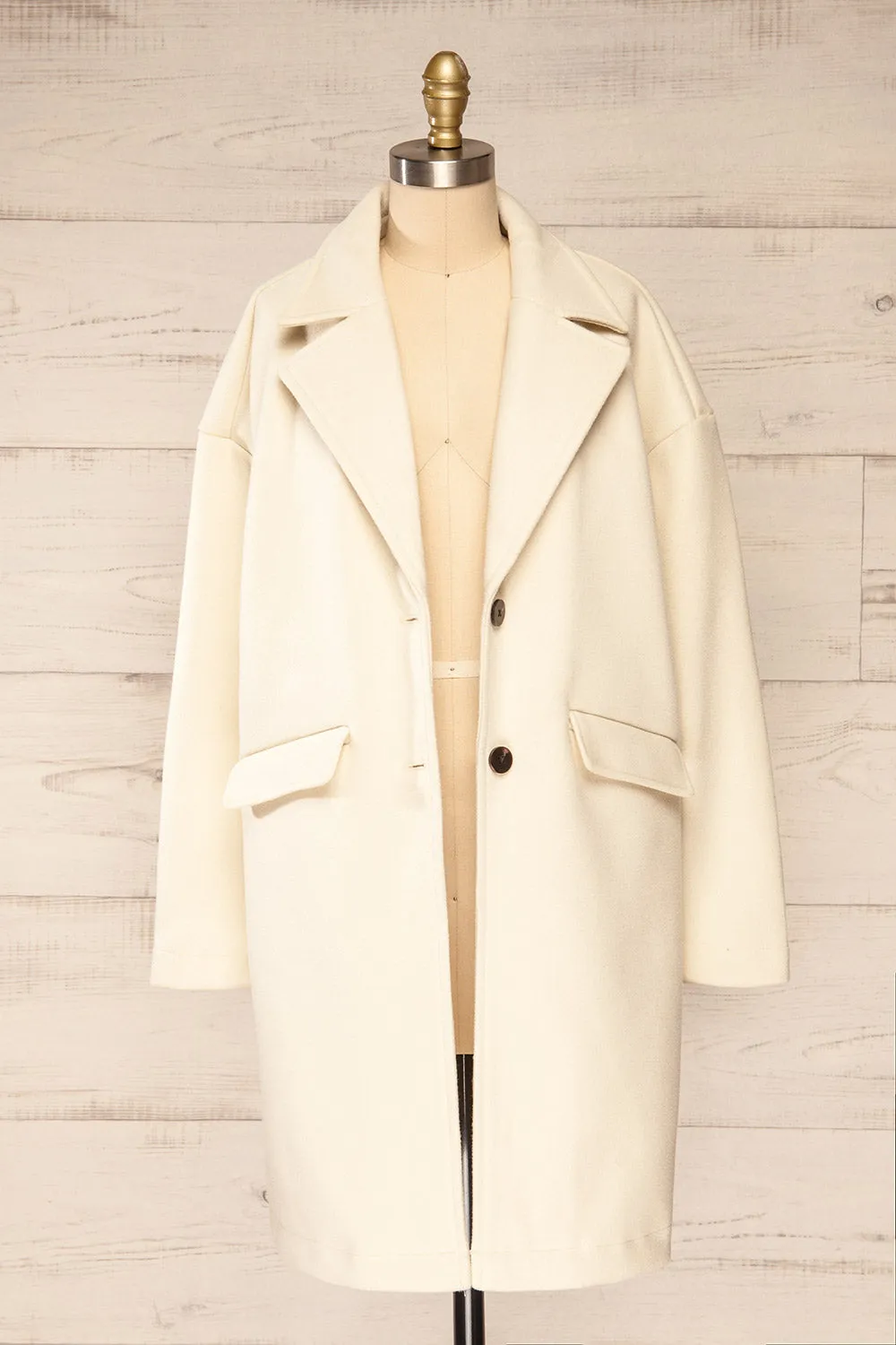 Kurgan | Ivory Felt Coat